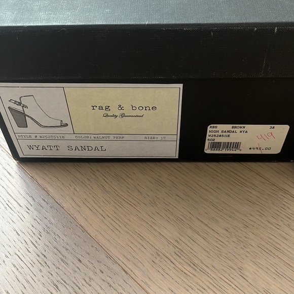 Rag & Bone New York Wyatt Sandal - 38 - Picture 2 of 8